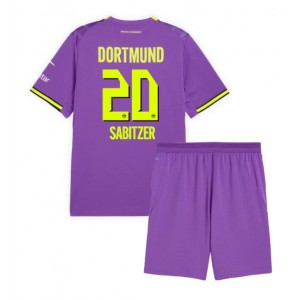 Borussia Dortmund Marcel Sabitzer #20 Jalkapallovaatteet Lasten Kolmas peliasu 2026-27 Lyhythihainen (+ Lyhyet housut)